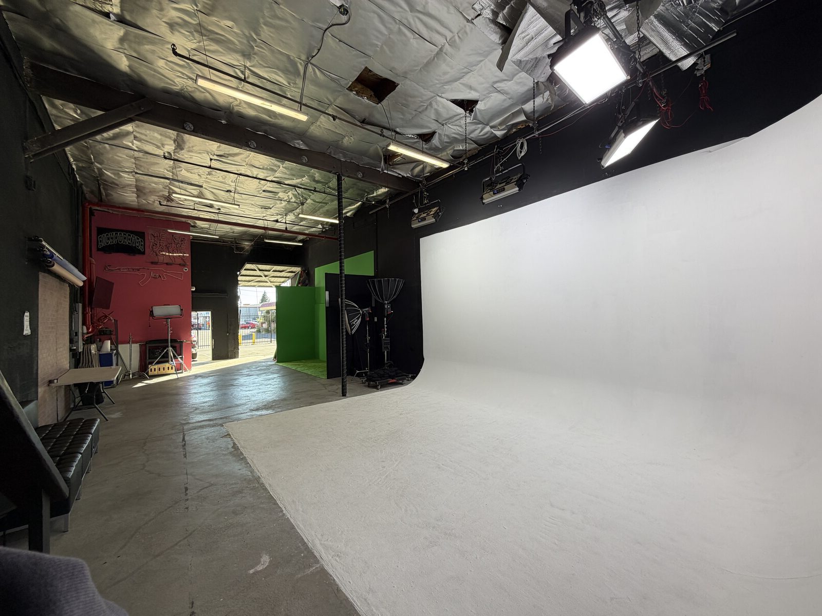 Dance video production on cyclorama wall North Hollywood