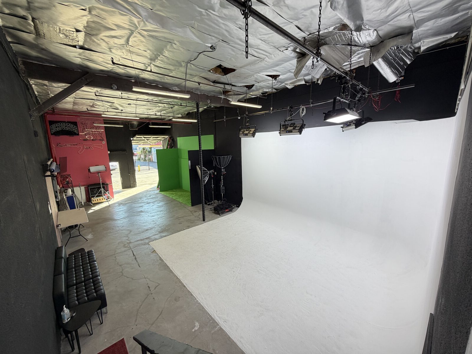 Content creation studio North Hollywood with RGB lighting